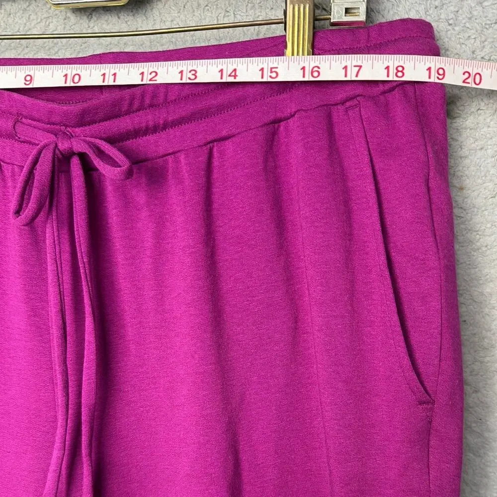 Eileen Fisher Cozy Brushed Terry Hug Joggers Size XL Orchid NWT Plus Size Luxury